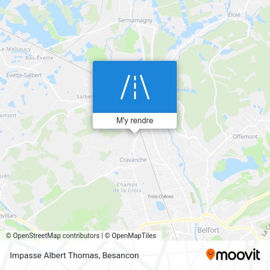 Impasse Albert Thomas plan