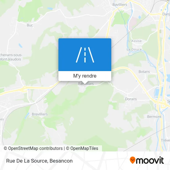 Rue De La Source plan