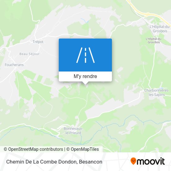 Chemin De La Combe Dondon plan