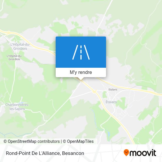 Rond-Point De L'Alliance plan