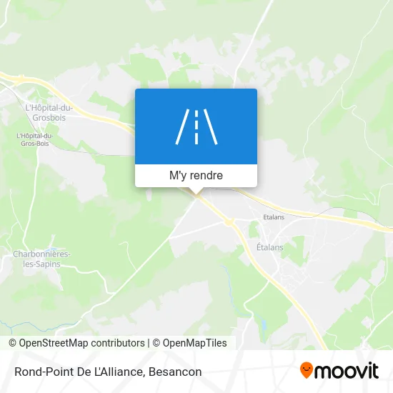 Rond-Point De L'Alliance plan