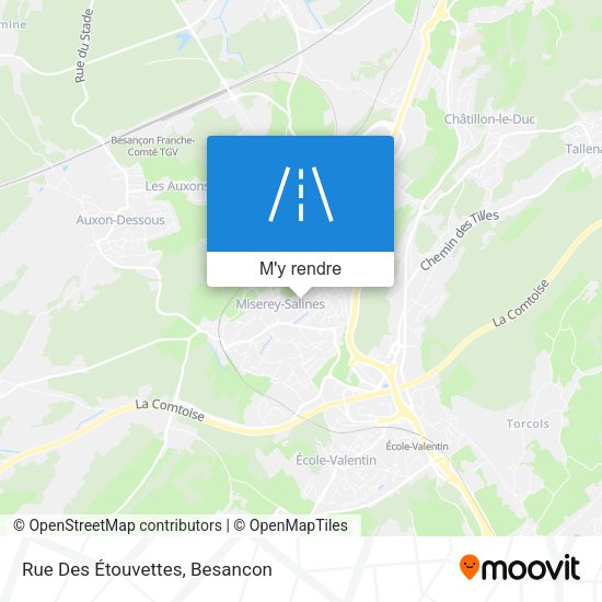 Rue Des Étouvettes plan