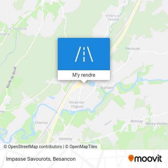 Impasse Savourots plan