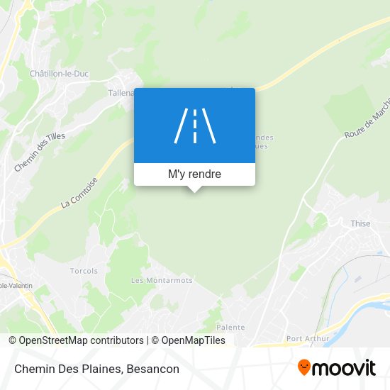 Chemin Des Plaines plan