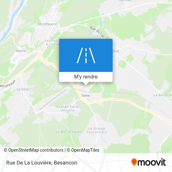 Rue De La Louvière plan