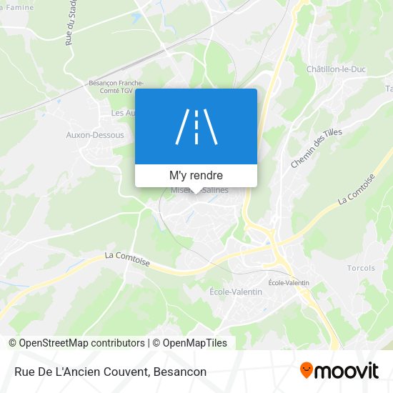 Rue De L'Ancien Couvent plan