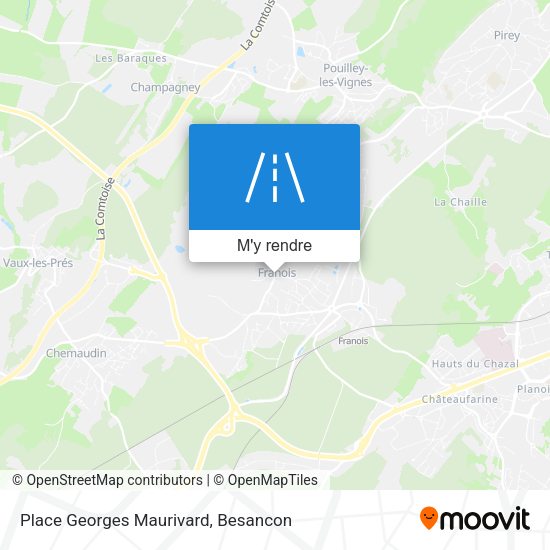 Place Georges Maurivard plan