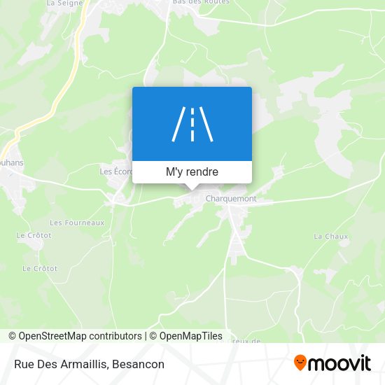 Rue Des Armaillis plan