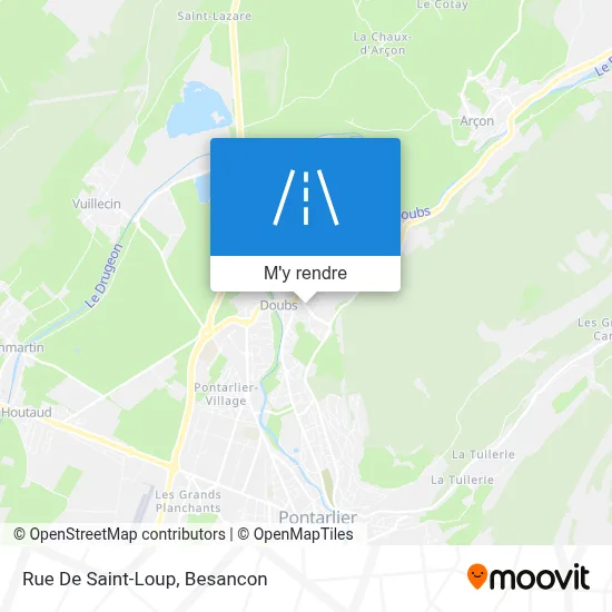 Rue De Saint-Loup plan