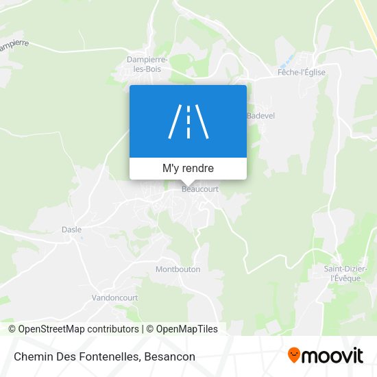 Chemin Des Fontenelles plan