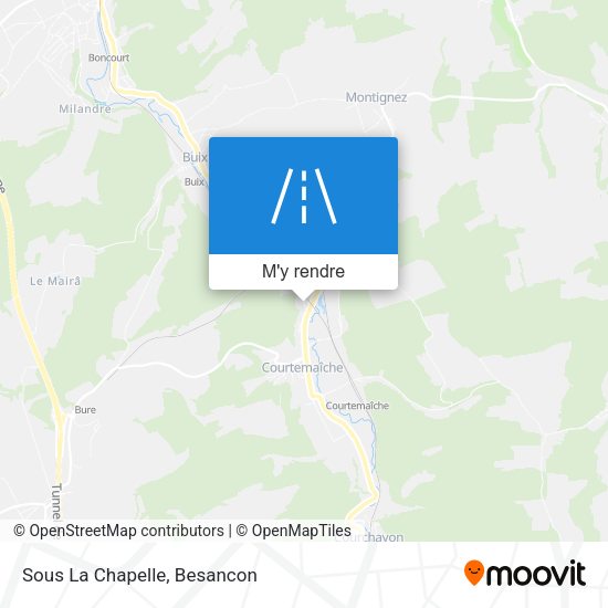 Sous La Chapelle plan