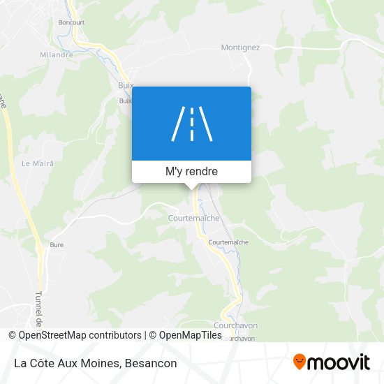 La Côte Aux Moines plan