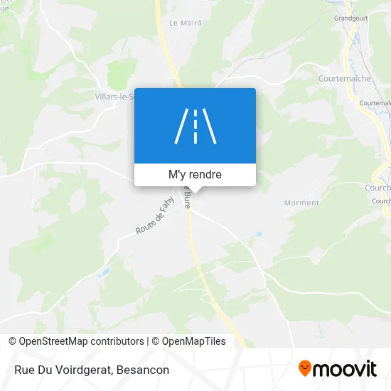 Rue Du Voirdgerat plan