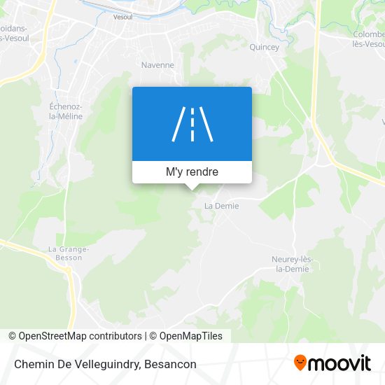 Chemin De Velleguindry plan
