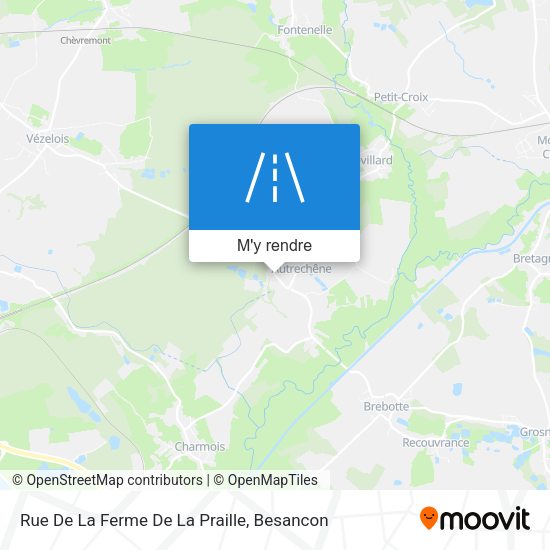 Rue De La Ferme De La Praille plan