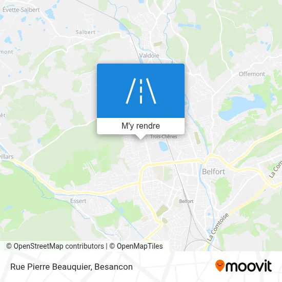 Rue Pierre Beauquier plan