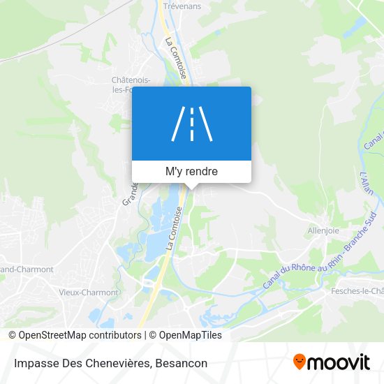 Impasse Des Chenevières plan