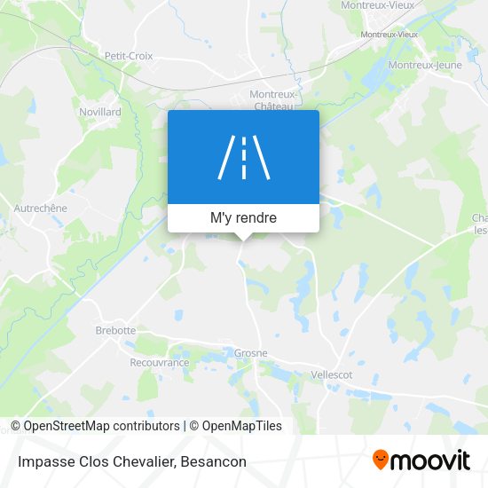 Impasse Clos Chevalier plan