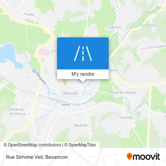 Rue Simone Veil plan