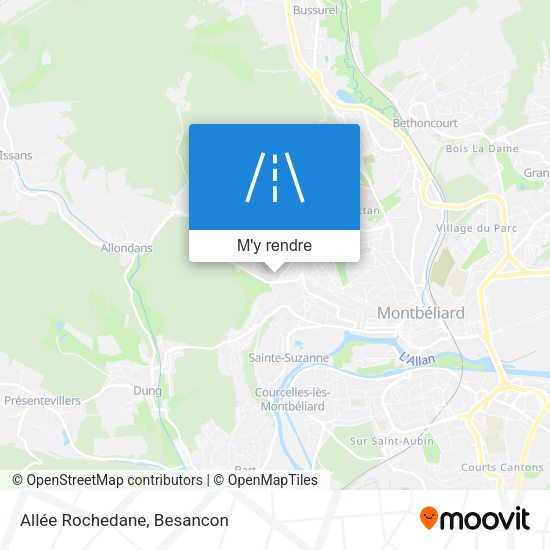 Allée Rochedane plan