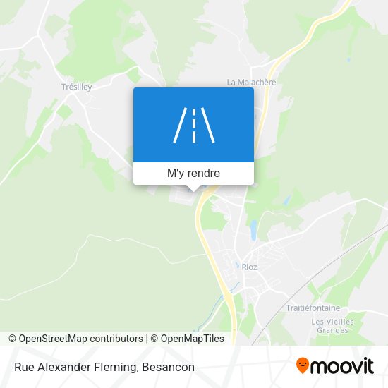 Rue Alexander Fleming plan