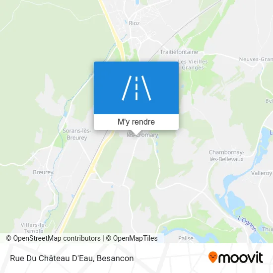 Rue Du Château D'Eau plan