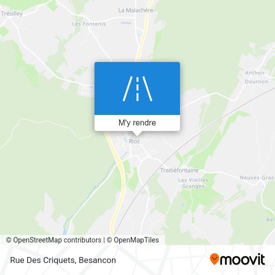 Rue Des Criquets plan