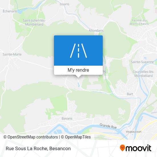 Rue Sous La Roche plan