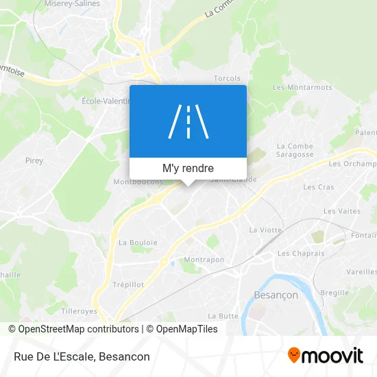 Rue De L'Escale plan