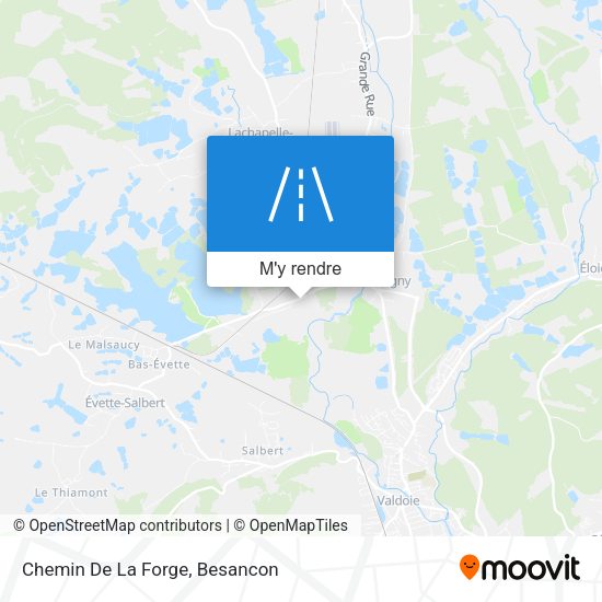 Chemin De La Forge plan