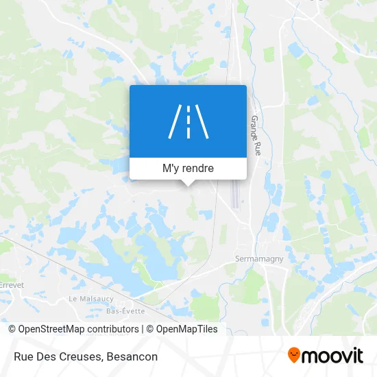 Rue Des Creuses plan