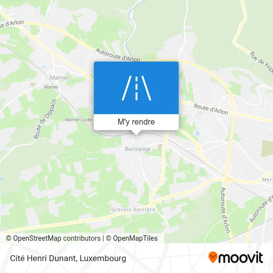 Cité Henri Dunant plan