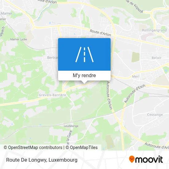Route De Longwy plan