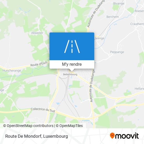 Route De Mondorf plan