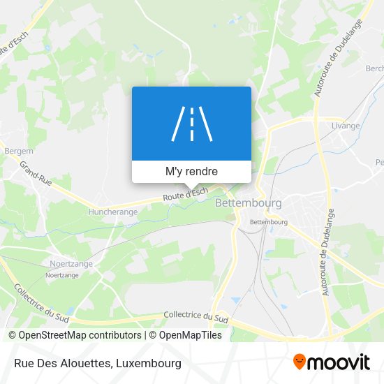 Rue Des Alouettes plan