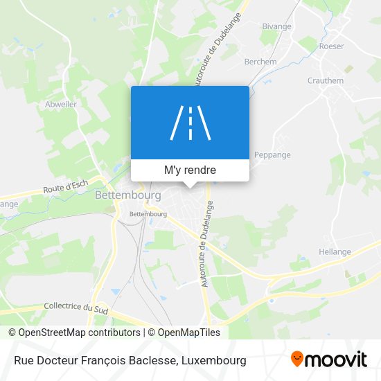 Rue Docteur François Baclesse plan