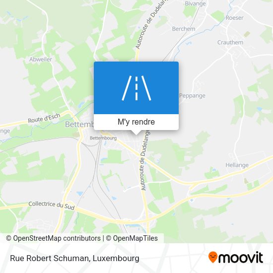 Rue Robert Schuman plan