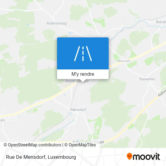 Rue De Mensdorf plan