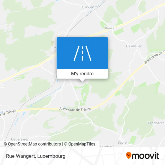 Rue Wangert plan