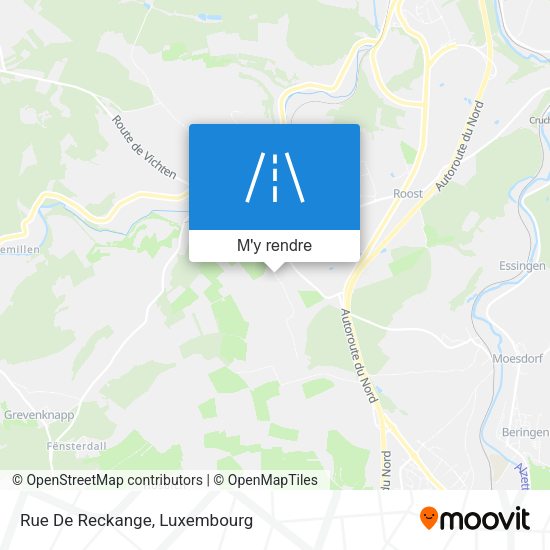 Rue De Reckange plan