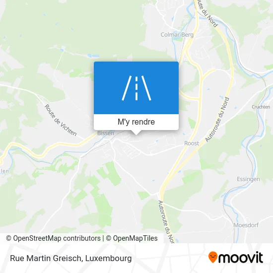 Rue Martin Greisch plan