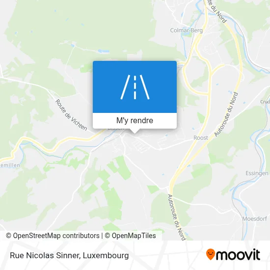 Rue Nicolas Sinner plan