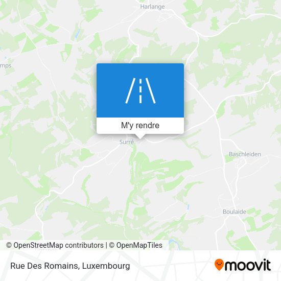 Rue Des Romains plan
