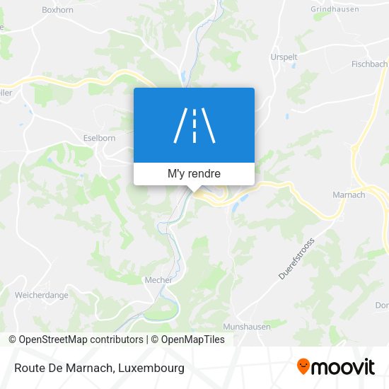 Route De Marnach plan