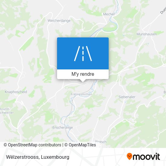 Wëlzerstrooss plan