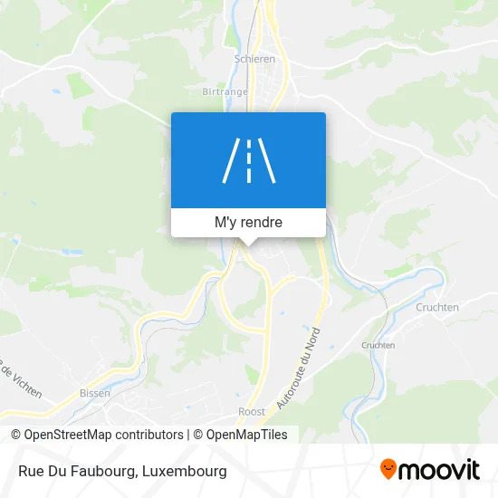 Rue Du Faubourg plan