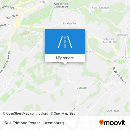 Rue Edmond Reuter plan