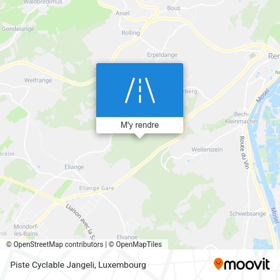 Piste Cyclable Jangeli plan