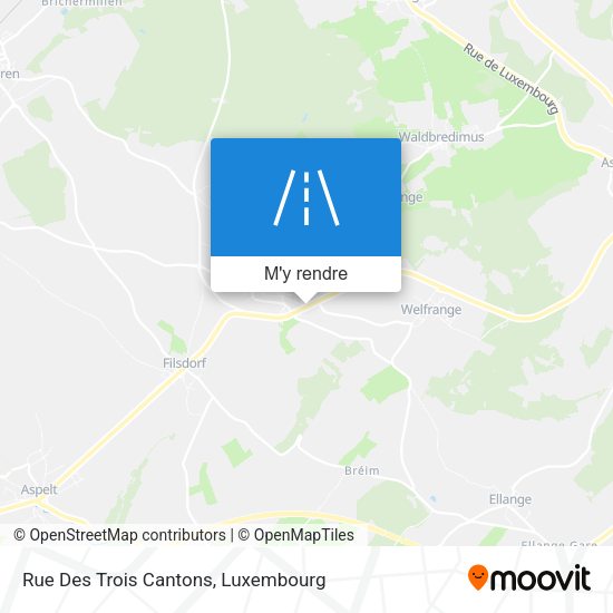 Rue Des Trois Cantons plan