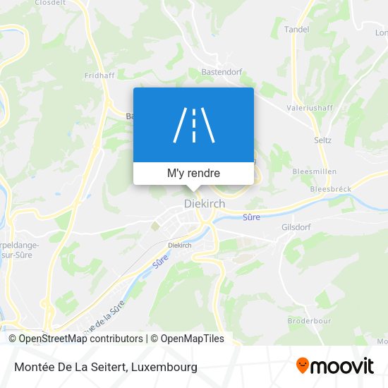 Montée De La Seitert plan